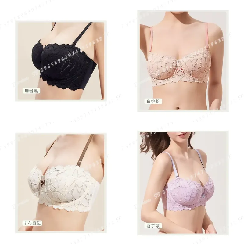Women Plus Size French Lace Br - Bralette Wireless Soft review and price
