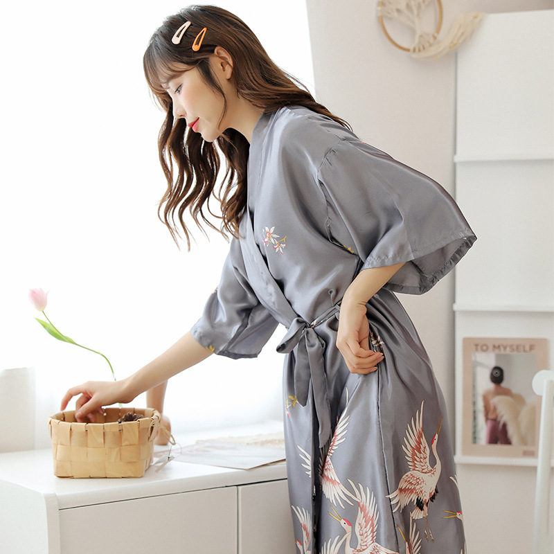 Female summer sexy lady ice si - Robe Silk Women review and price