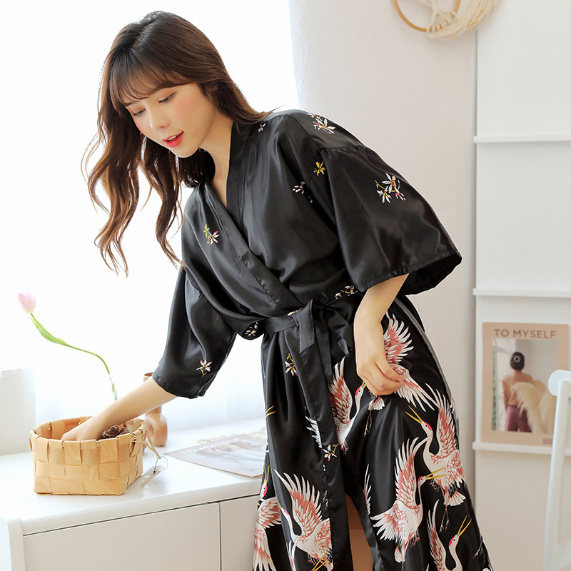 Female summer sexy lady ice si - Robe Silk Women review and price