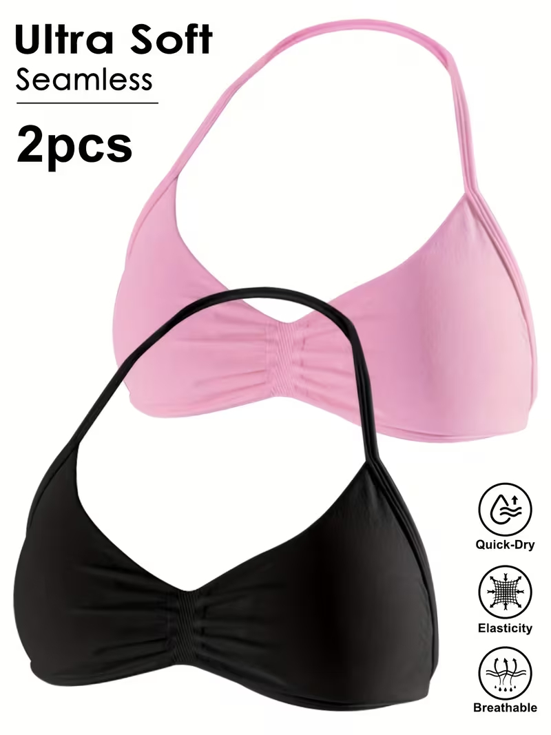 2pcs Seamless Sexy Open Back G - Push Up Bra Padded review and price