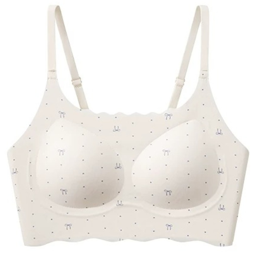 Cute Floral Bow Teen Girls Pub - Bralette Wireless Soft review and price